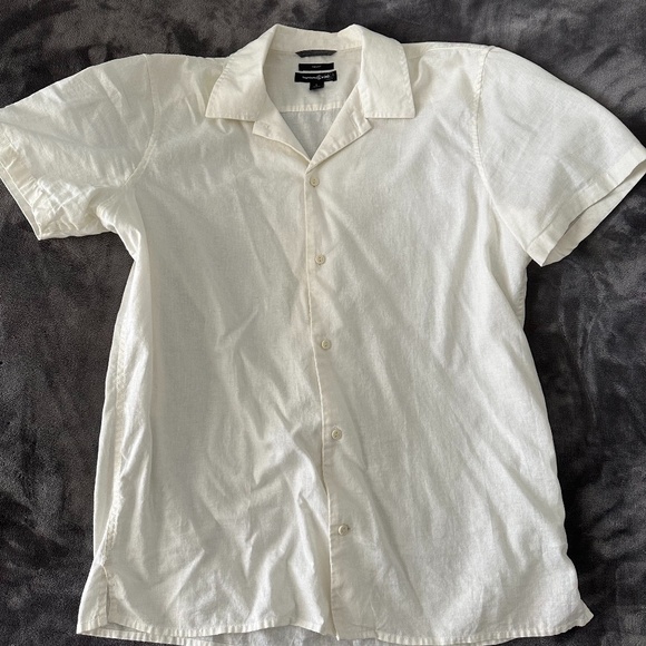 Vintage White Button Shirt - Picture 1 of 3